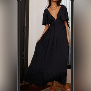 FP Beach La La Maxi Dress in Black XL